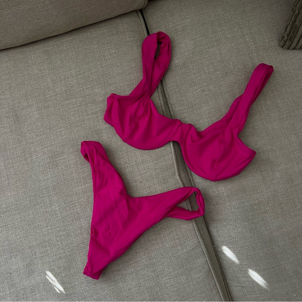 Pink Tori + Cabana Bikini by LSPACE